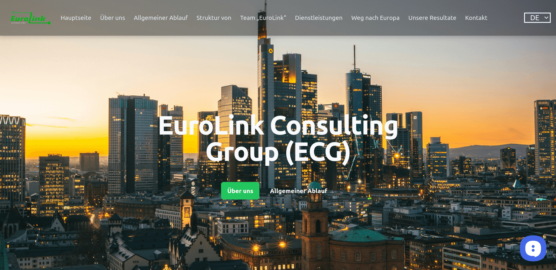 EuroLink Consulting Group (ECG) – Fast & Multilingual Platform